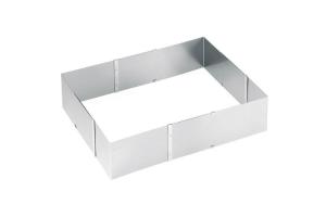 Backschnitte verstellbar H. 8,5 cm Edelstahl